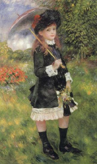 Girl with Parasol (Aline Nunes), Pierre Renoir